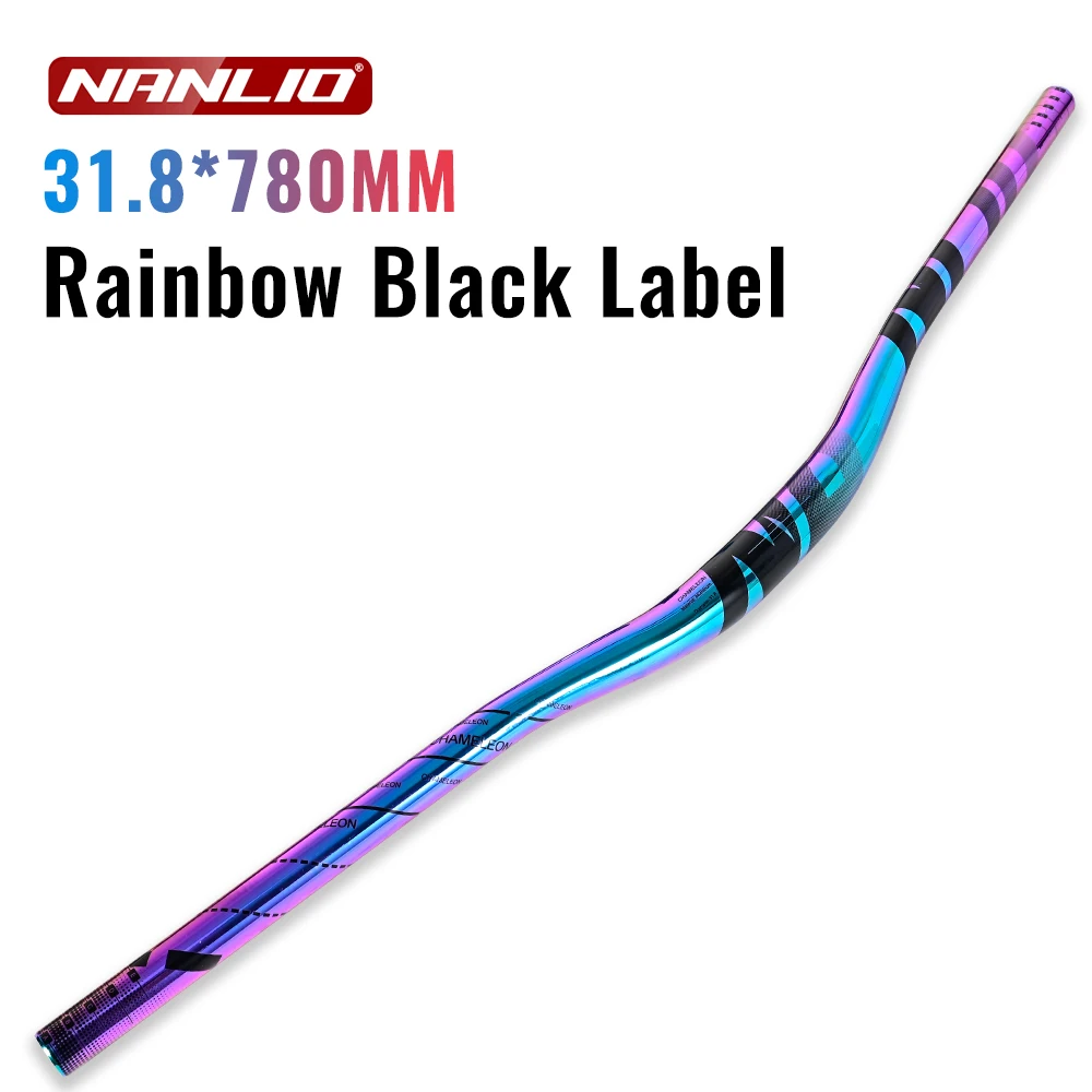 Nanlio Rise Swallow Shaped Mountain Bike Aluminum Alloy bicycle handlebar 31.8*780MM MTB bike parts Steering Wheel For Bicycle