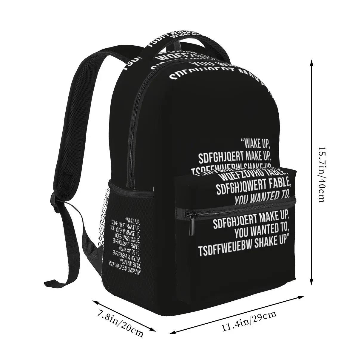 Wake Up System Of A Down Chop Suey Student Backpack School Bag Hiking Travel Daypack for Men Women Fashion Bookbag Shoulder Bags