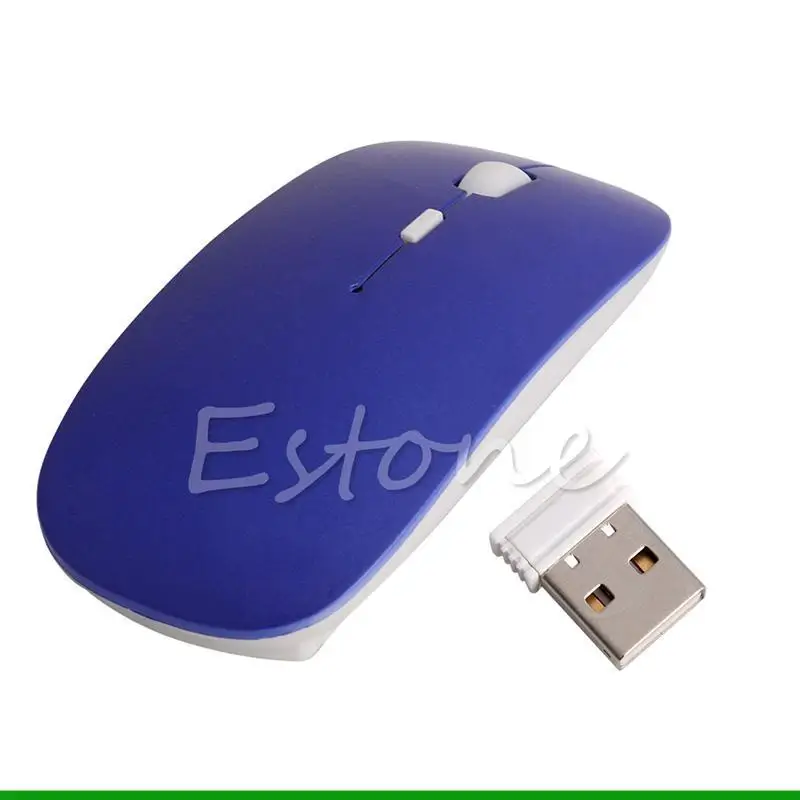 U55C 2.4GHz Wireless Thin Optical Scroll Mouse/Mice +USB Receiver For PC Laptop