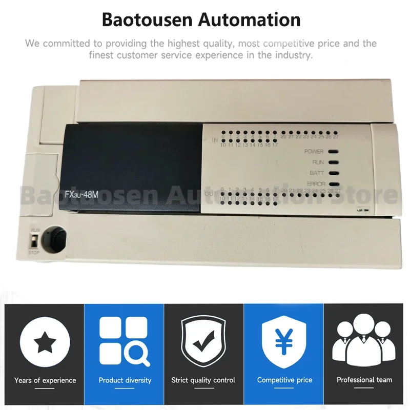 brand new and original  FX3U-16MT-ES-A FX3U-48MT-ES-A PLC mainframe