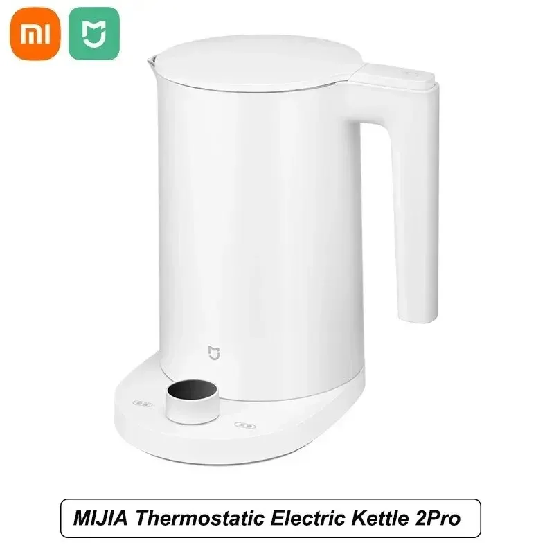 Oryginalny termostatyczny czajnik elektryczny Xiaomi Mijia 2 Pro Inteligentny wyświetlacz LED Czajniczek z bezstopniową regulacją temperatury