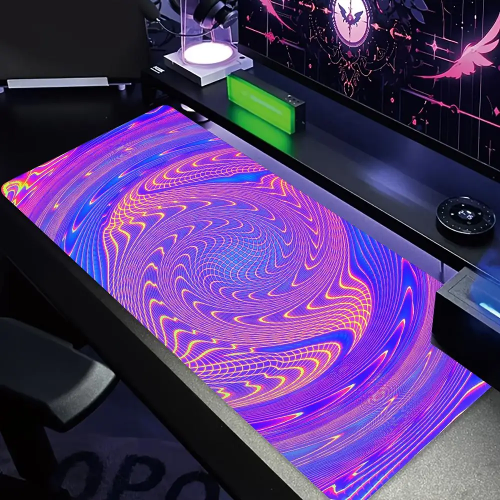 

Optical illusion abstract swirl pattern large Mouse Pad Desk Mat Gaming pad pc accessories keyboard mouse pads Office carpet