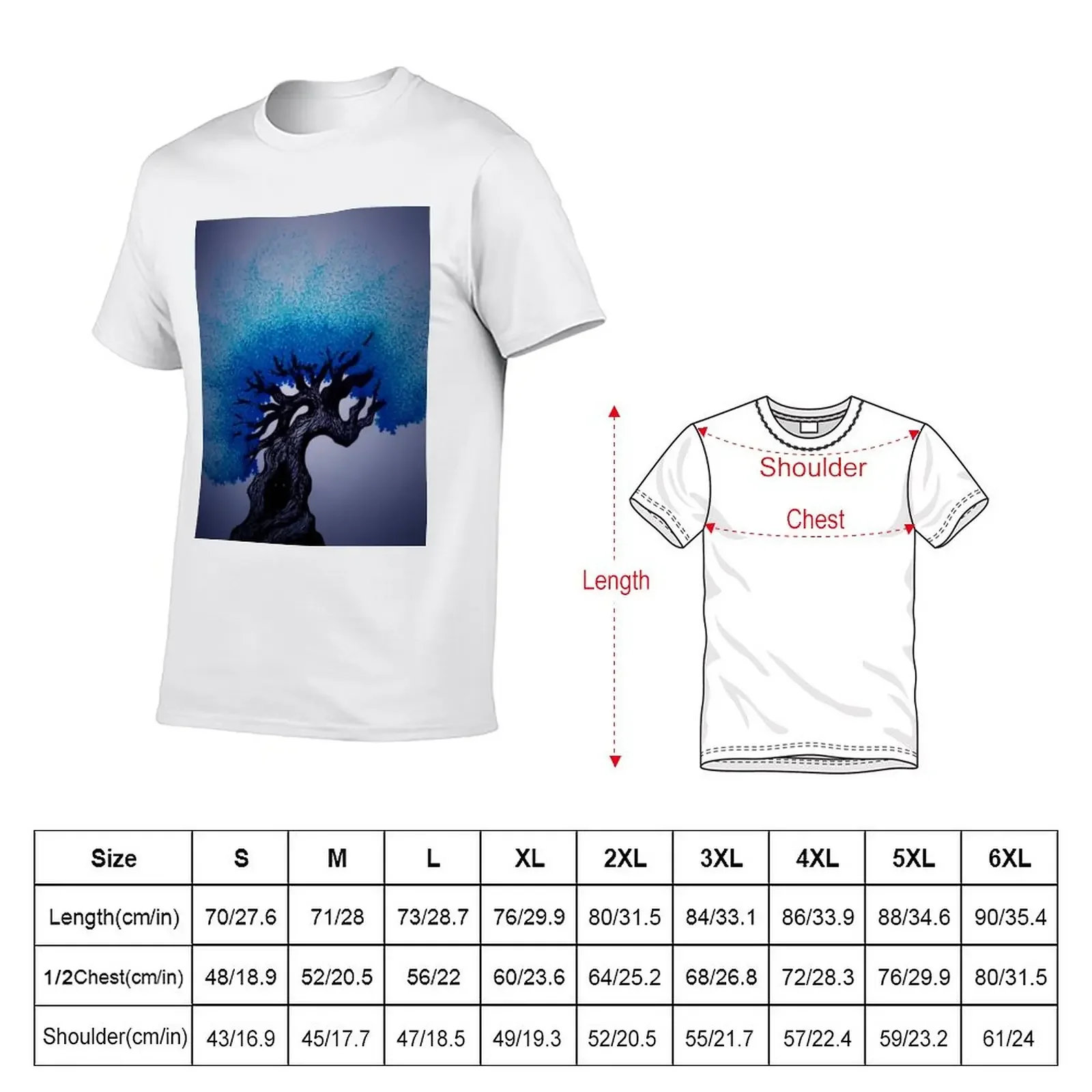 New hidden in blue T-Shirt customizeds rapper graphic tees shirts graphic designer t shirt men