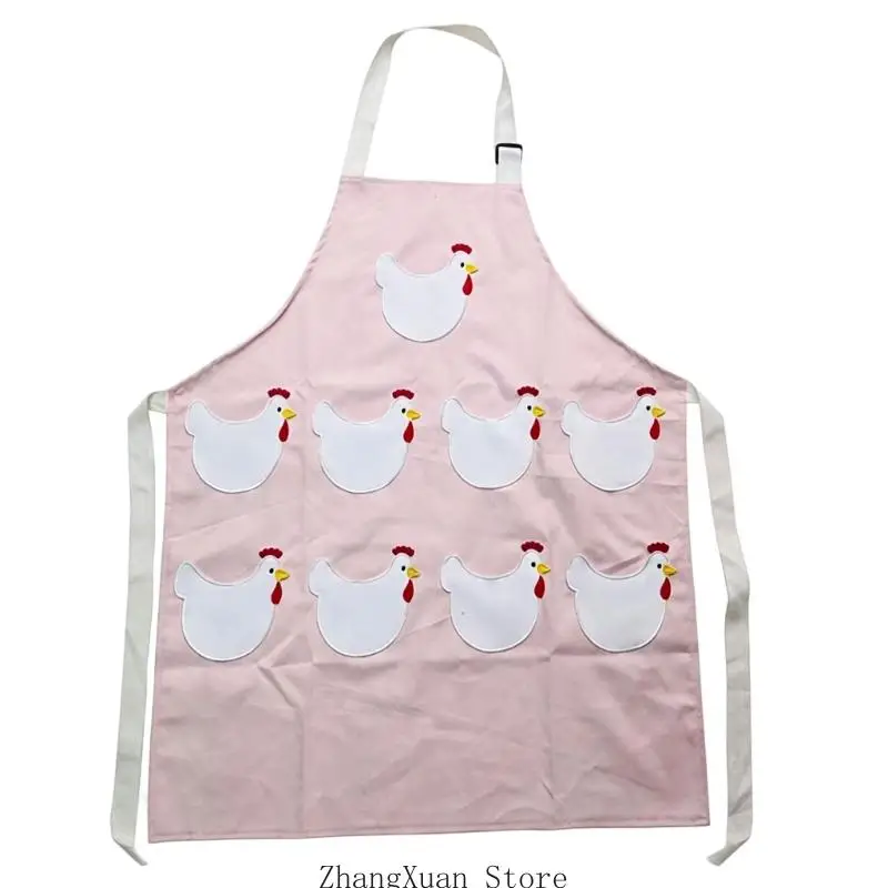 Chicken Care Workwear Eierschürze aus Segeltuch mit neun Vorderfächern für Gartenrunden, Geflügelarbeiten und den täglichen – Detail 5