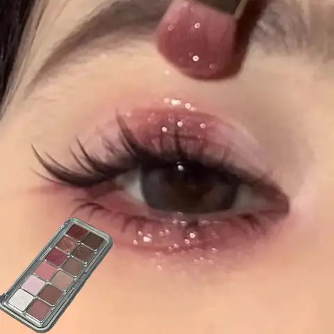 Sexy rosa vinho vermelho marrom glitter sombra saturação macio fosco cinza rosa 12 cores sombra de olho paleta de maquiagem contorno dos olhos maquiagem