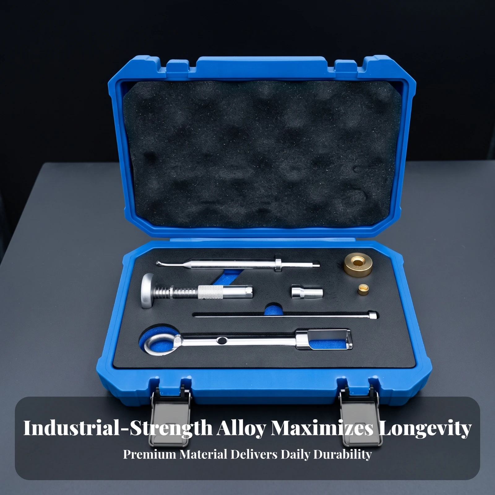 Fuel Injector Rail Seal Tool Set Portable Fuel Injector Rail Seal Removal and Installation Tool Compact Sturdy for Mechanics