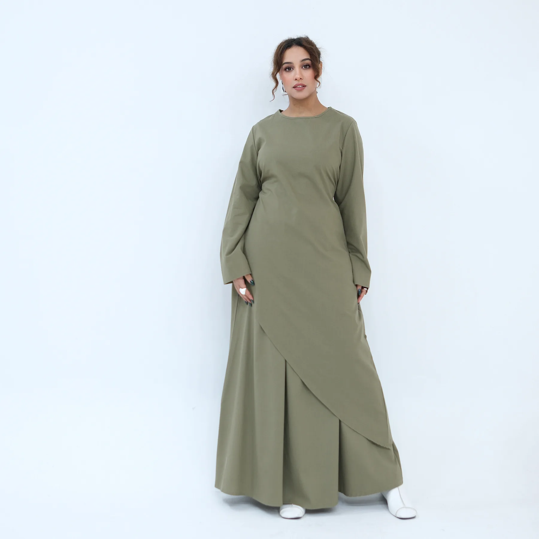 Modest Muslimischen Nahen Osten Arabisch Dubai Abayas Für Frauen Top Rock Kleider Eid Ramadan Kaftan Robe Femme Islamische Kleidung Kaftan