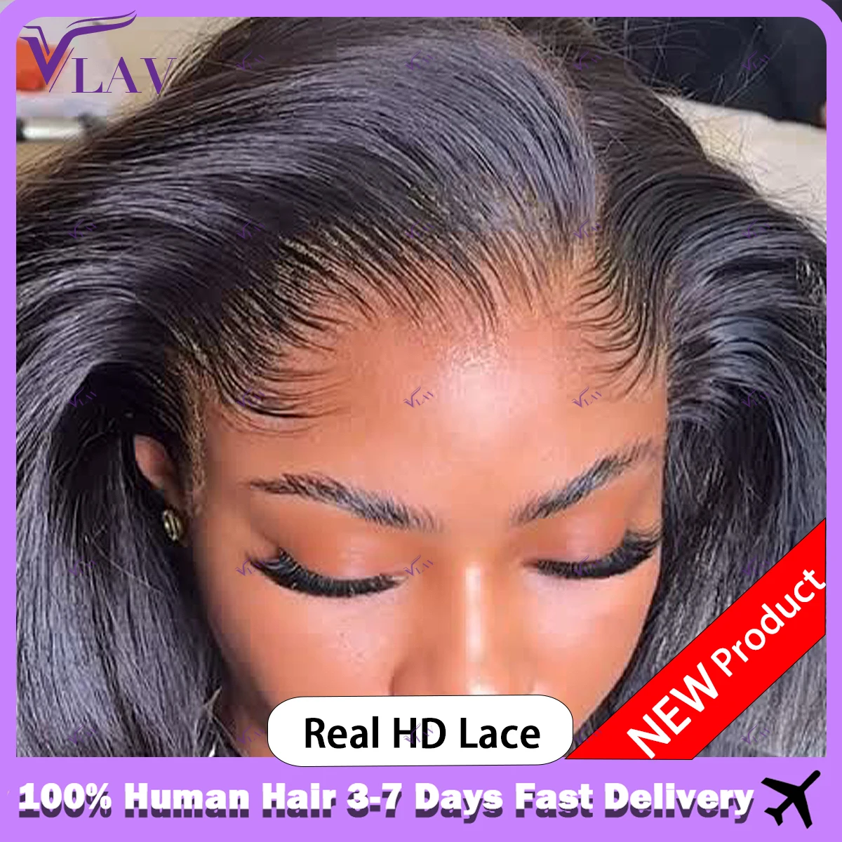 

Real HD Lace Frontal Glueless Wigs Silky Straight Wig 13×4 HD Lace Front Wig 4×4/5×5 HD Lace Human Hair Wig For Woman Melt Skins