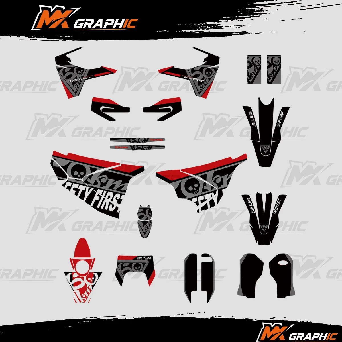 For Husqvarna 701 SM Supermoto Enduro 2016 2017 2018 2019 2020 2021 2022 2023 2024 2025 Decal Graphic Sticker