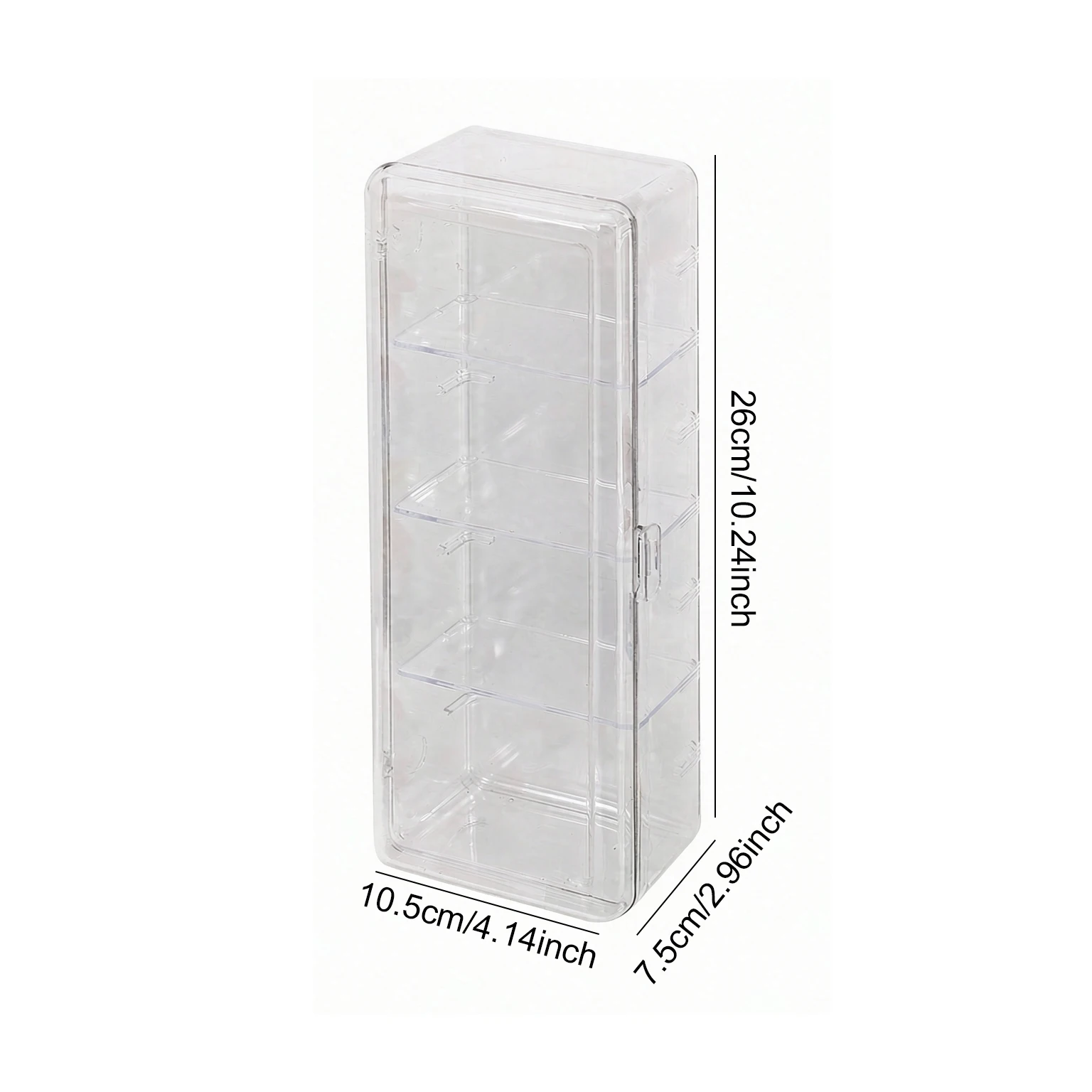 Acrylic Mini Display Cabinet – Dust-Resistant Storage Box for Ornaments for Desktop Organization and Collection Protection TMZ