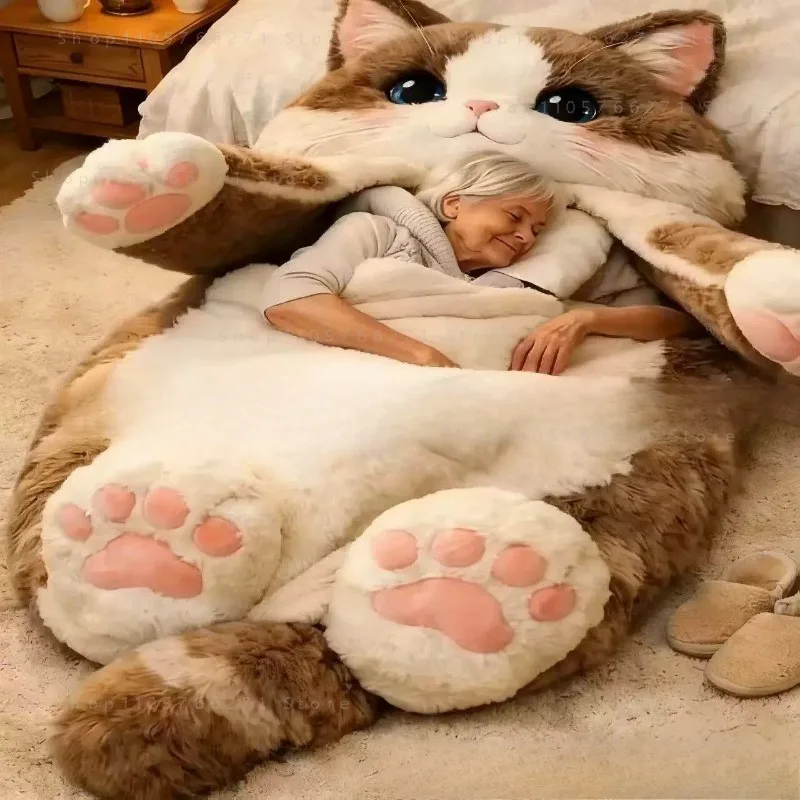 Plush Envelope Sleeping Bag  Family Travel Camping Plush Small  Pad Sleeping Bag