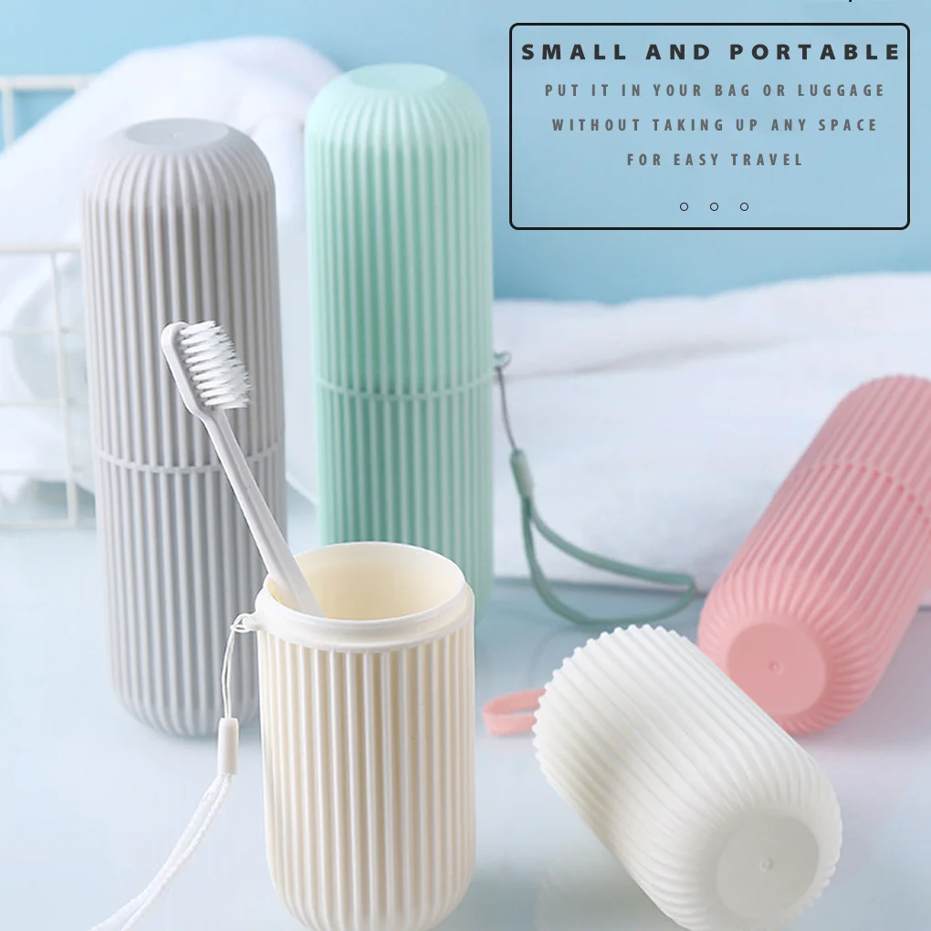 xiaomi Travel Portable Toothbrush Cup Bathroom Toothpaste Holder Storage Case Box Organizer Travel Toiletries Storage Cup
