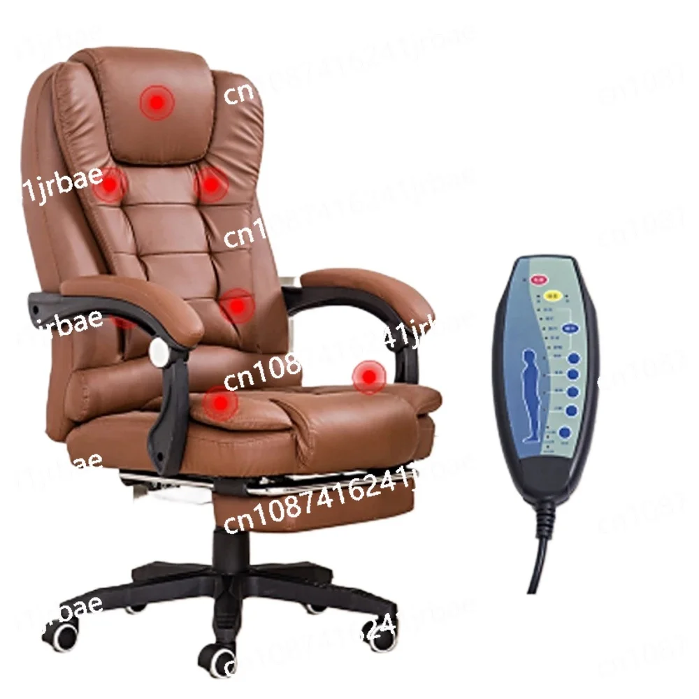 

Ergonomic Computer Gaming Chair Internet Cafe Seat Household Reclining Seven-point massage Chair With Footrest Office Boss Chair