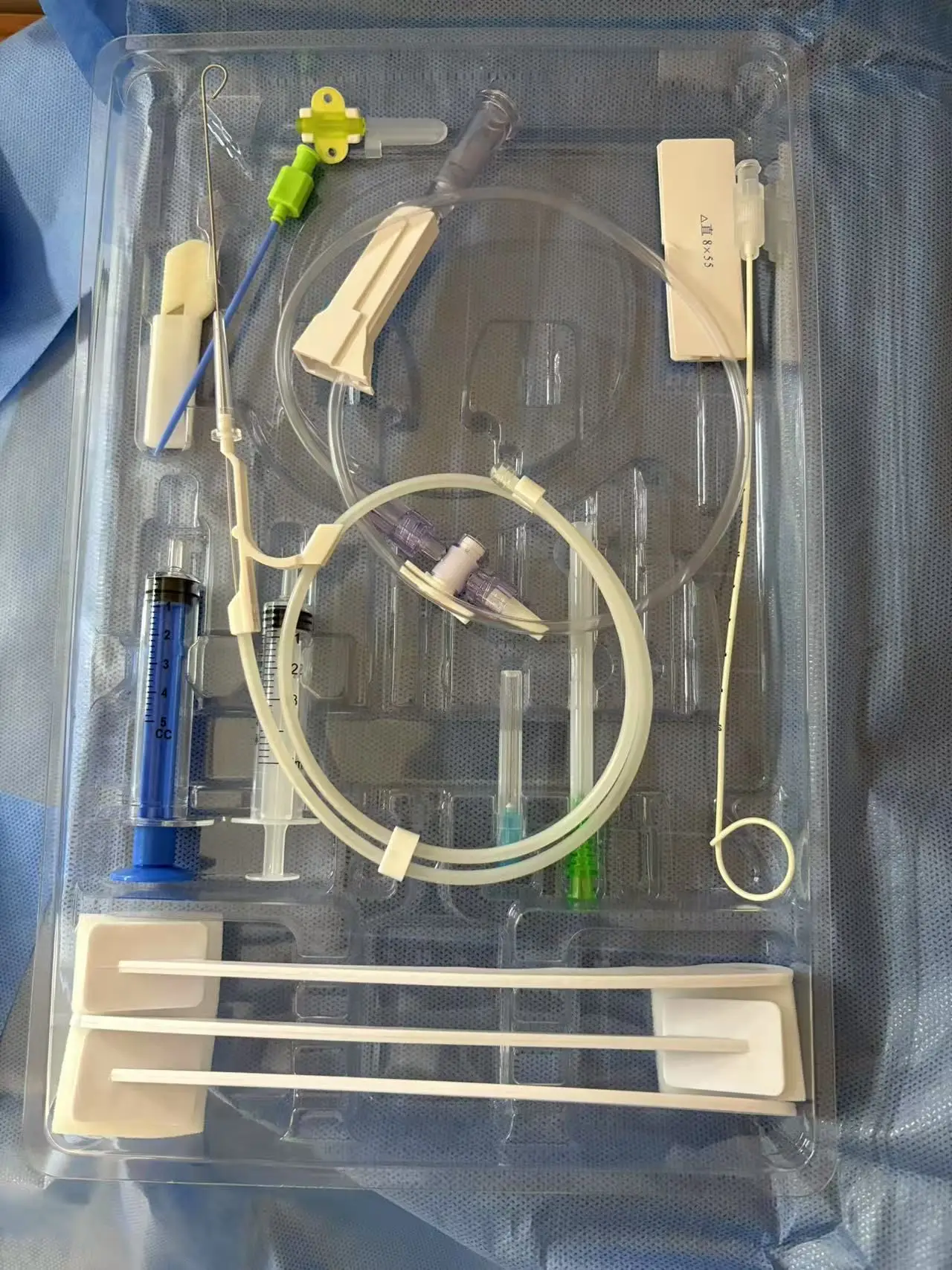 High Flexible Strength Pu Abdominal Cavity Puncture Disposable Sterile Pigtail Drainage Catheter Package Kit