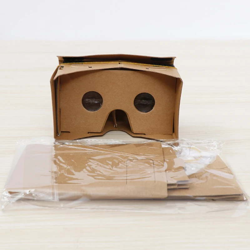 Hot Sale 1pc  Cardboard 3D Virtual Reality Glasses For Android or Phone Hot  Model DIY Transform Your Device Into a Big Screen