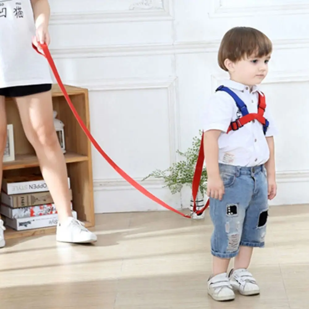 Traveling Contrast Color Long Belt Outdoor Baby Walker Safety Helper Kids Walker Assistant Strap Toddlers Harness Child Leashes