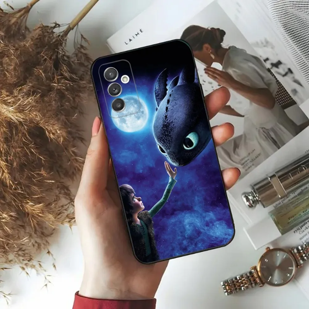 T-Toothless Fury Dragon  Phone Case For Samsung Galaxy A20,A21s,A22,A31,A32,A52,A53,A72,73,A80,A91 Soft Black Phone Cover