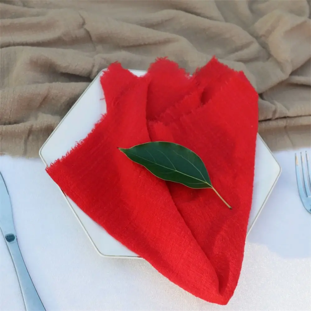 Thin Retro Banquet Home Hotel Dinner Kitchen Table Decoration Napkin Party Supply Tea Towels Design Mat