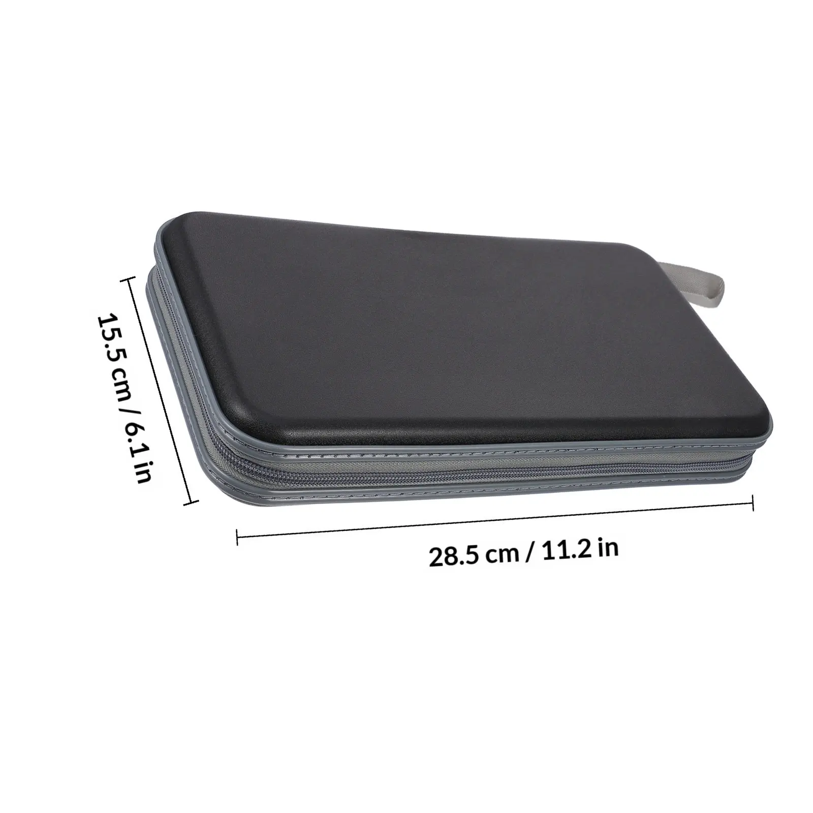 80 Capacity Cd Bag Large Capacity Storage Case Portable Cd Storage Container Zipper Closure Disc Holder Organizer Dustproof
