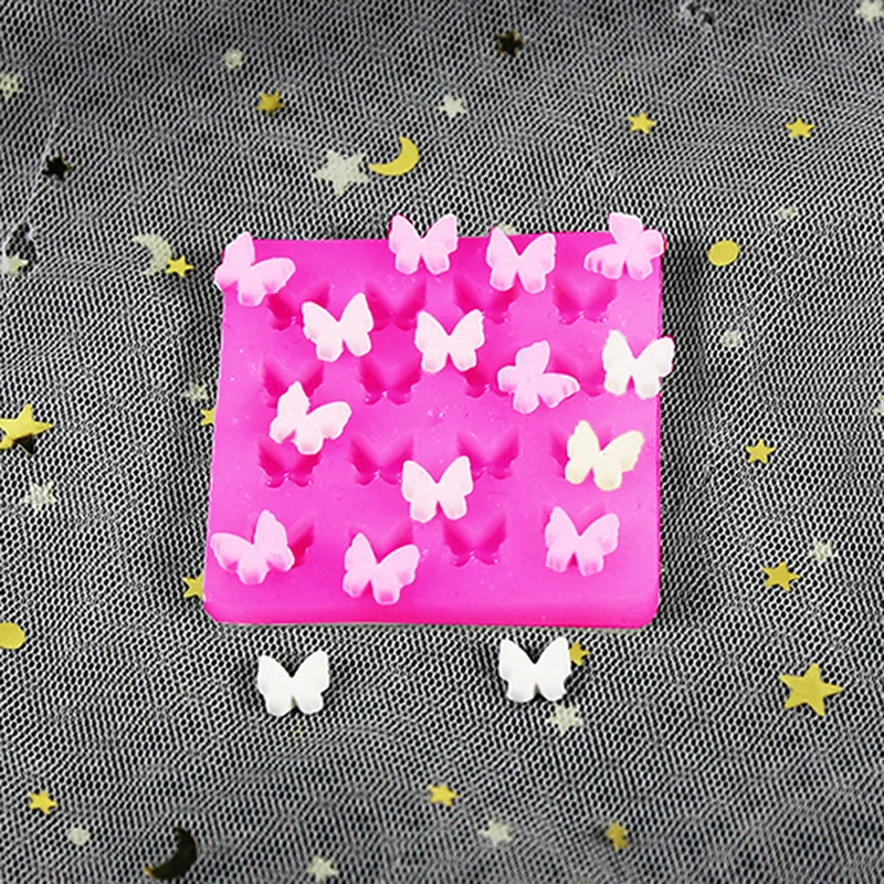 {NN72} 1 Pc/bag Butterfly Shape Epoxy Resin Molds Charm Pendant Silcone Moulds Ultra-Light Clay Handmade Butterfly Mold