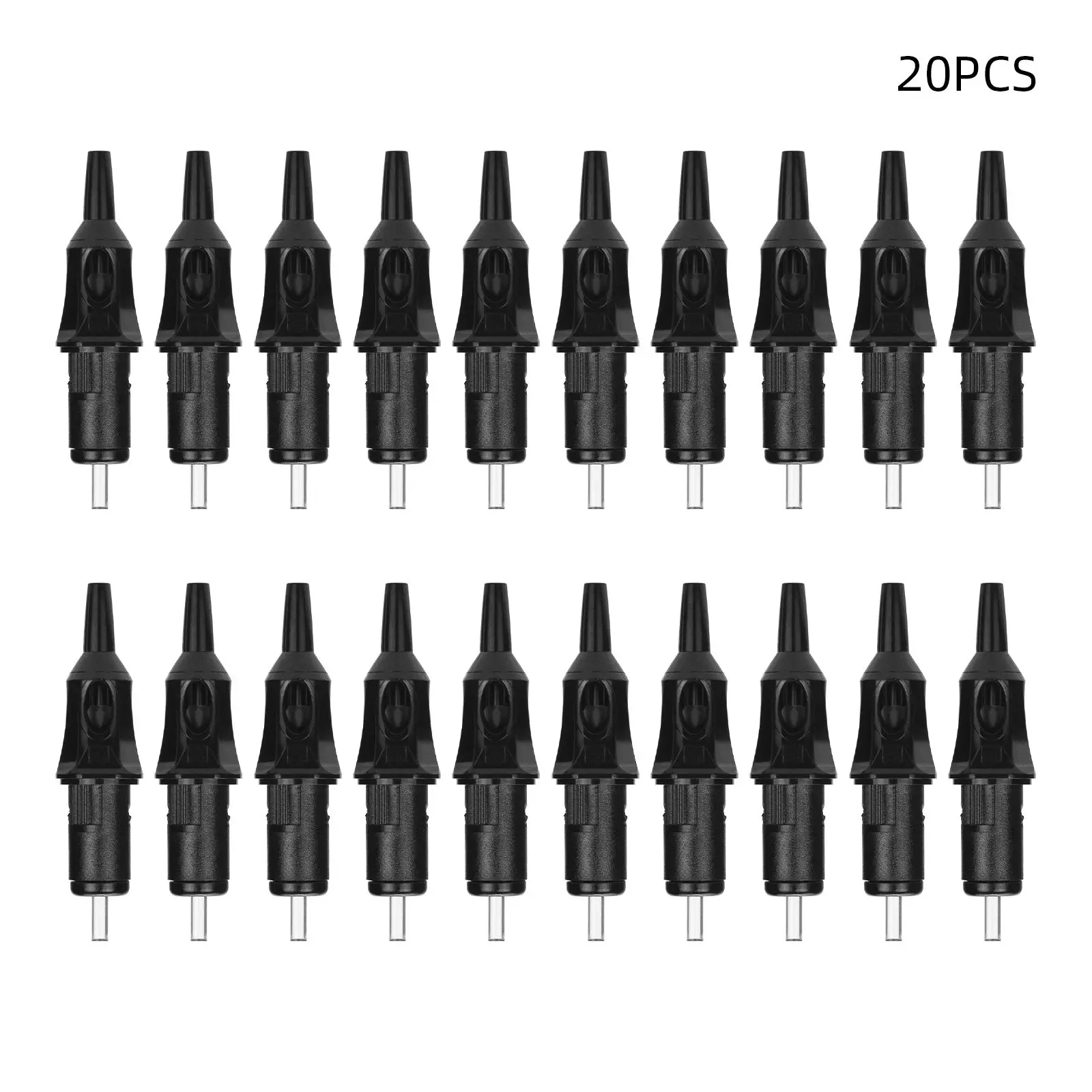 

20pcs 5 Colors Cartridge Tattoo Ballpoint Pen Cartridge Needles Tattoo Drawing Practice Tools for Beginners and Artists