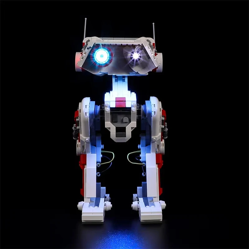 Kit de luz LED DIY para Robot LEGO 75335 BD-1, solo luz LED, sin modelo de bloques