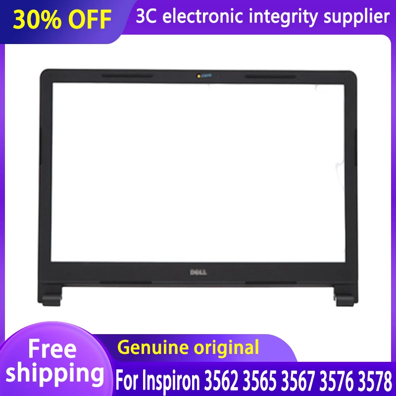 Baru untuk Dell Inspiron 15 3576 3565 3567 3576 3578 0VJW69 0XD27R 04F55W 0X3VRG Laptop Bezel Depan Hitam