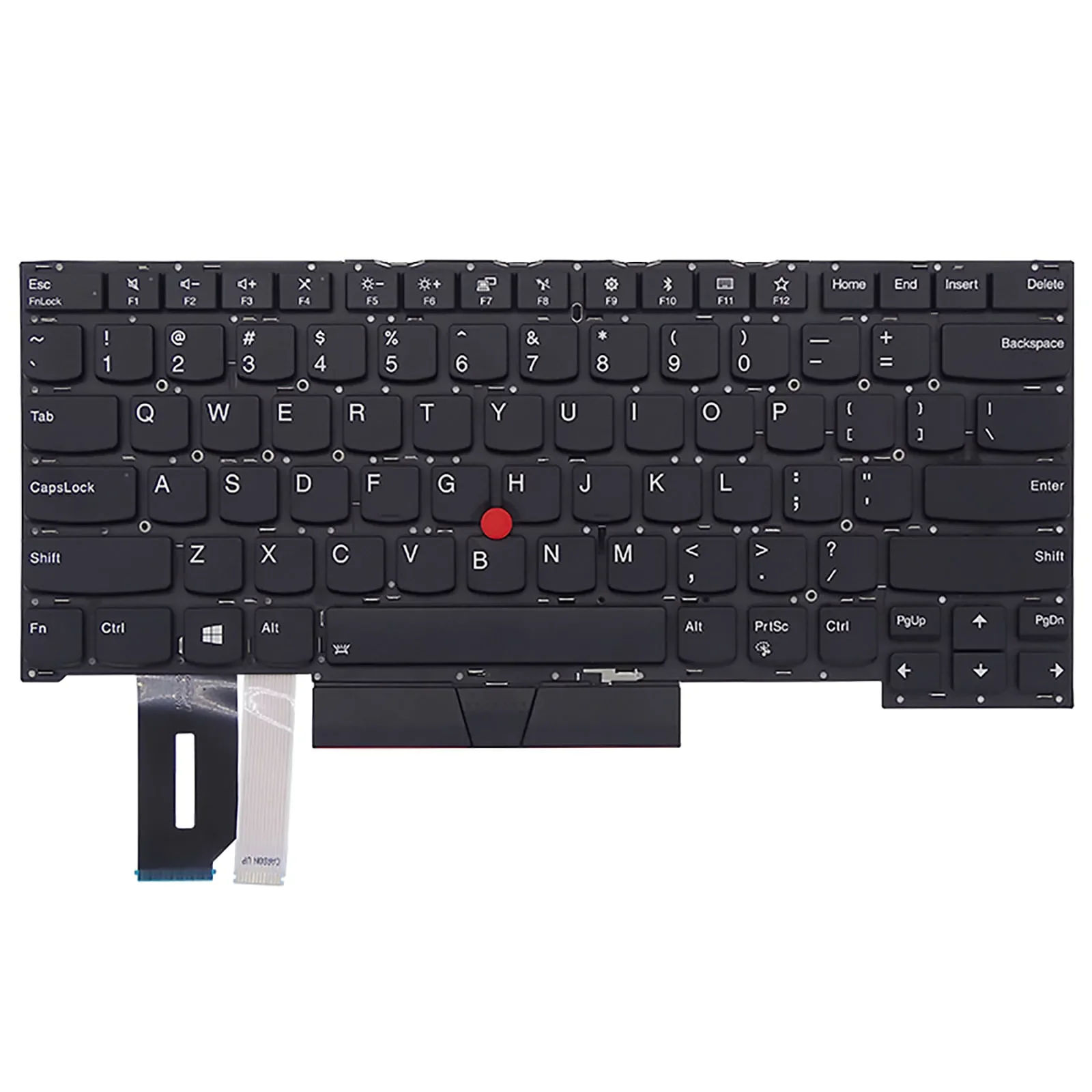 Teclado de repuesto para ordenador portátil, accesorio para Lenovo ThinkPad T490S, T495S, P1 Gen1 Gen2, X1 Extreme Gen1 Gen2, T13S US, BR, FR, SP, KR, UK, diseño PT