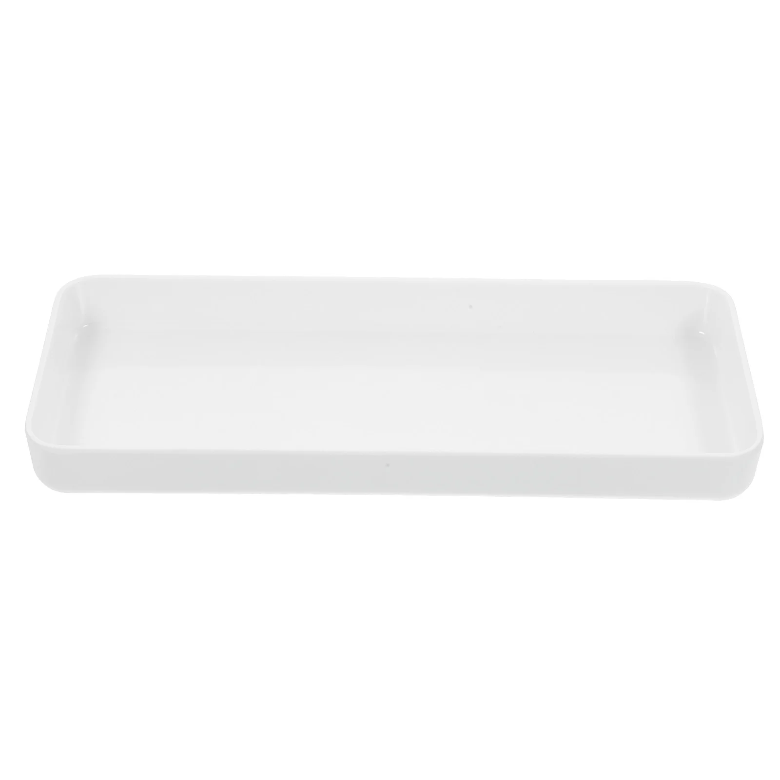 Perfume Jewelry Rectangular Storage Tray Dessert Containers Dresser 30X12X3CM Melamine Simple Vanity Rectangle