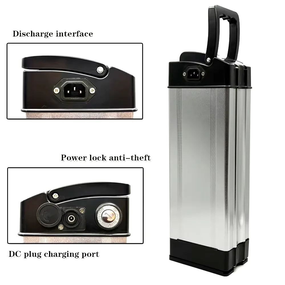 Batterie Li-ion HaiBa 36V 48V pour vélo haute capacité, 10Ah/20Ah/30Ah pour Shengmilo MX20 Portable