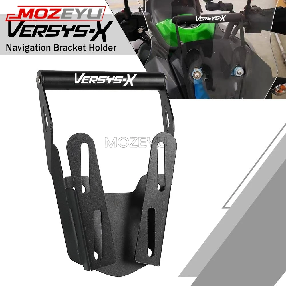 

Motorcycle Smart Phone Stand Holder GPS Navigation Plate Bracket For KAWASAKI VERSYS X300 X250 X-300 versys250 versys300 X300