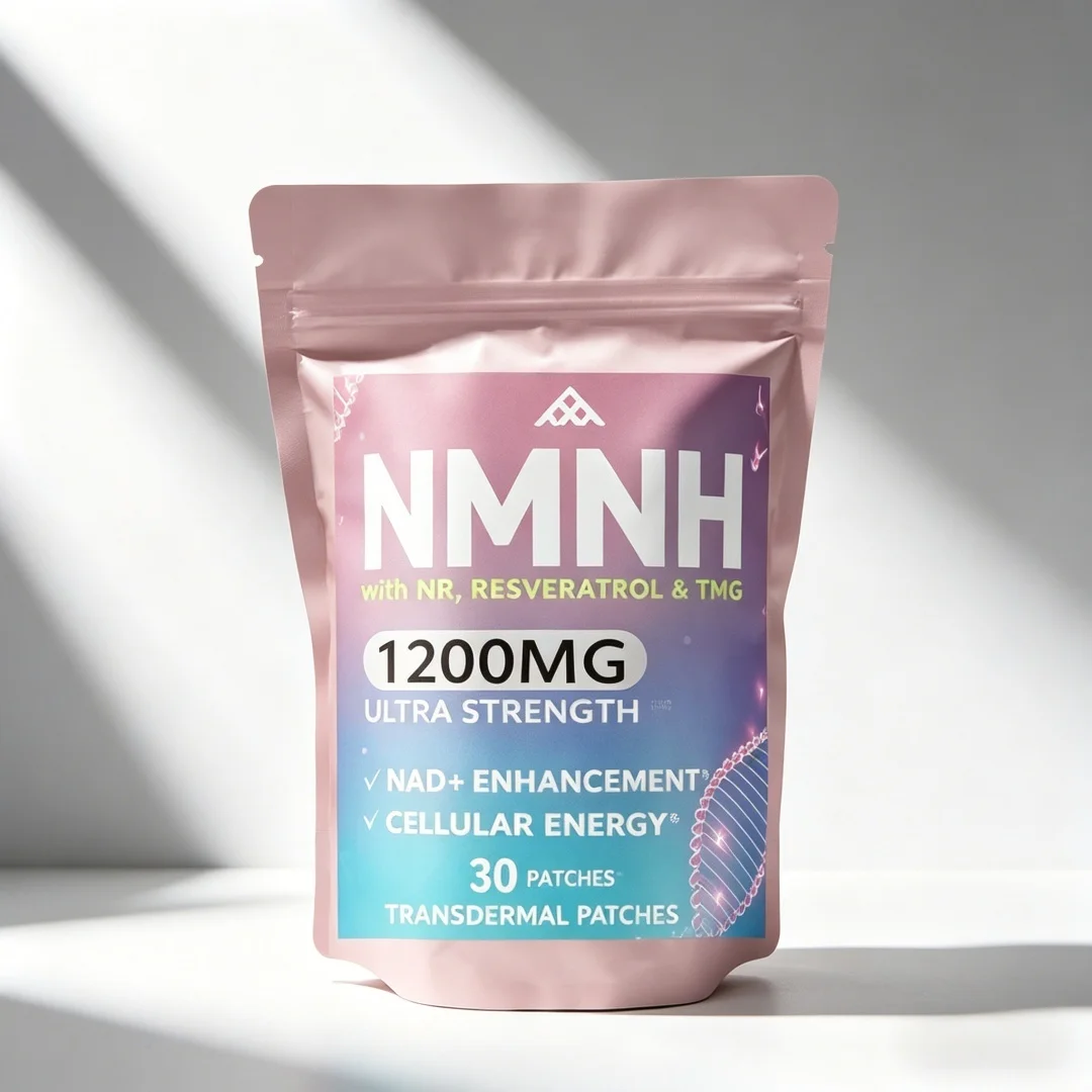 30 Patches Nmnh T30 Patches NMNH Transderransdermal Patches With Resveratrol Tmg, Support Nad+ Levels, Anti-aging, Energy, Focus