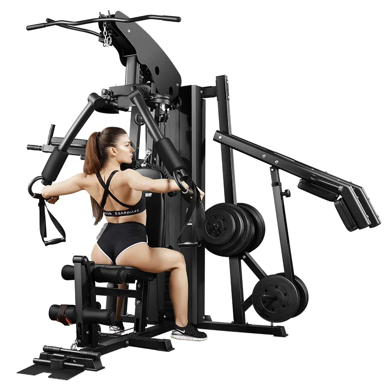 3 Station Comprehensive Fitness Equipment Multifunctional Fitness Equipment Home Gym Strength Exercise Equipment 2024 New Design