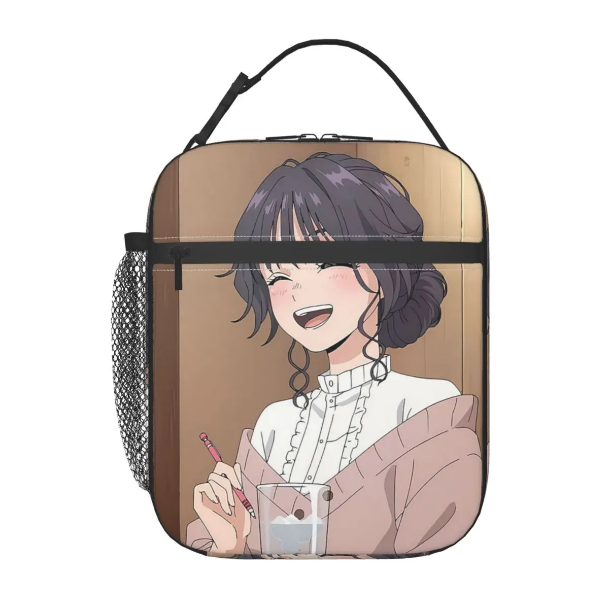 The Fragrant Flower Blooms With Dignity Anime Insulated Lunch Bag for Women Kids Portable Food Boxes Thermal Lunch Box Tote