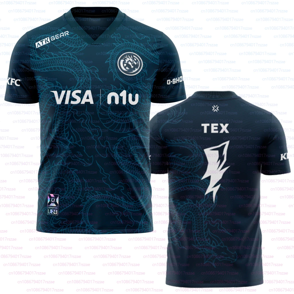 Team 2025 Leviatan Jersey VALORANT Fans Summer 3D Print V-neck