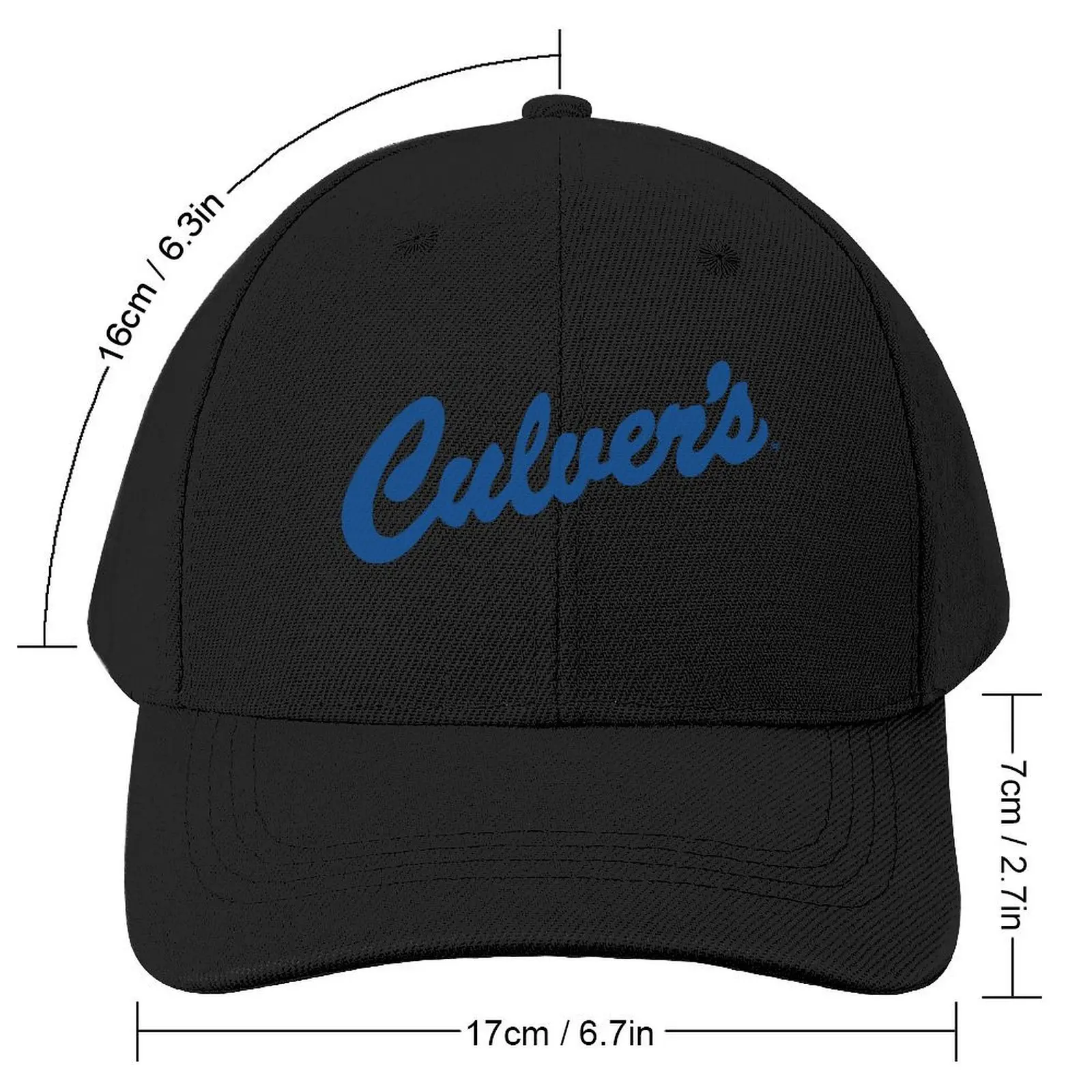 culver's frozenfood restaurant logo Baseball Cap Brand Man cap tea Hat Men Women's