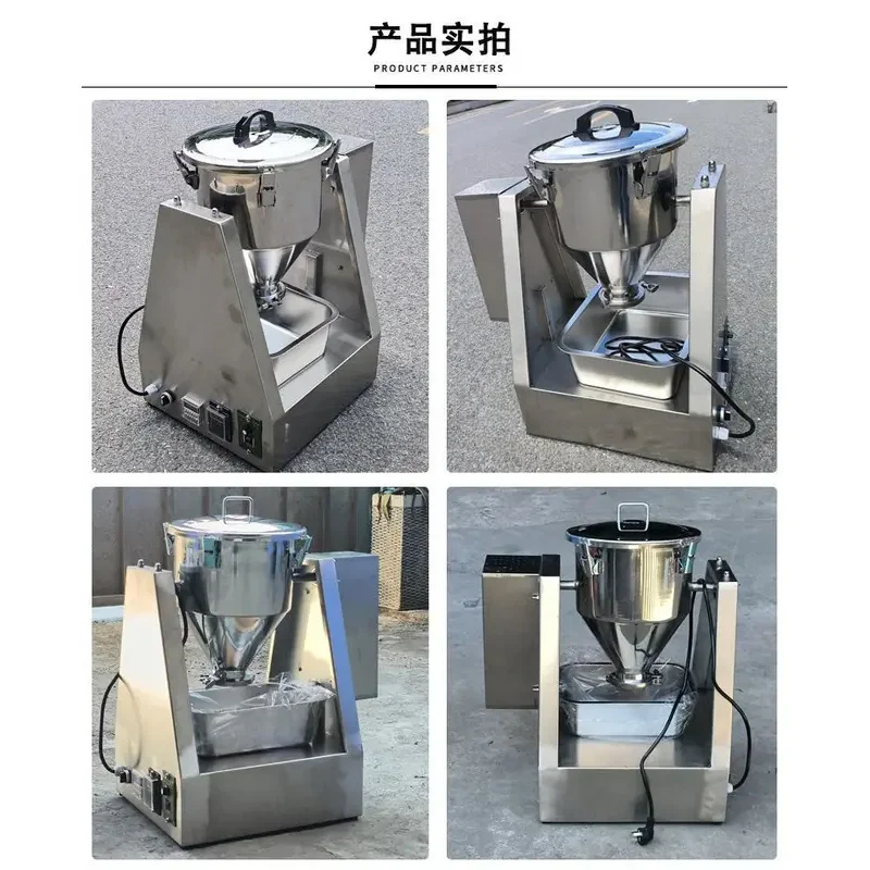 Stainls Steel Loratory Mixer Dry Powder Blending User-Friendly Low Noise Food & Soap Manufacturing