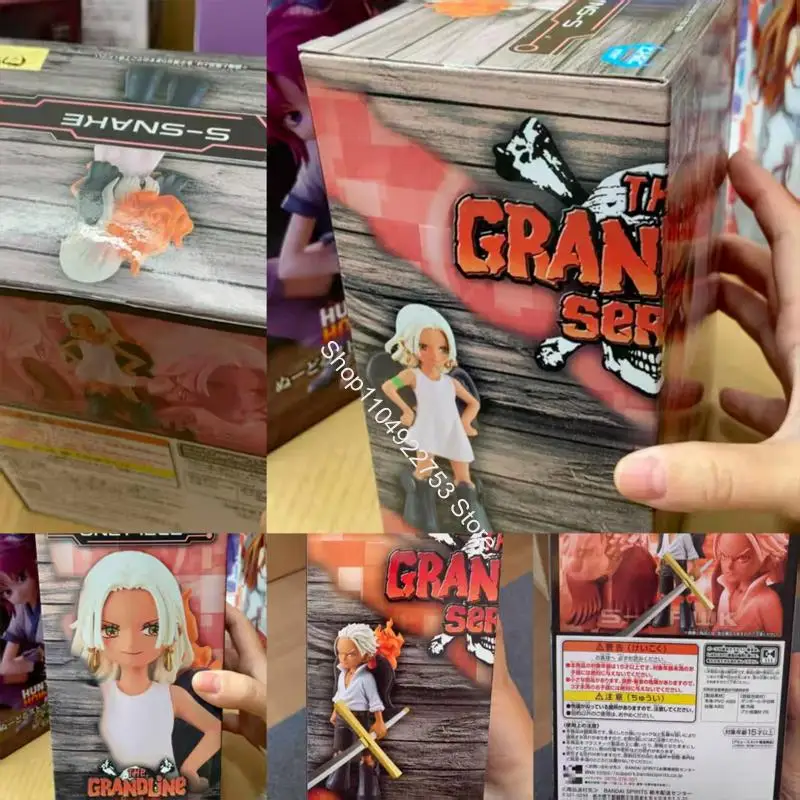 

BANDAI NAMCO BANPRESTO ONE PIECE The Grandline Series S-snake S-hawk Pvc12cm Anime Figure Model in stock Genuine Festival Gift
