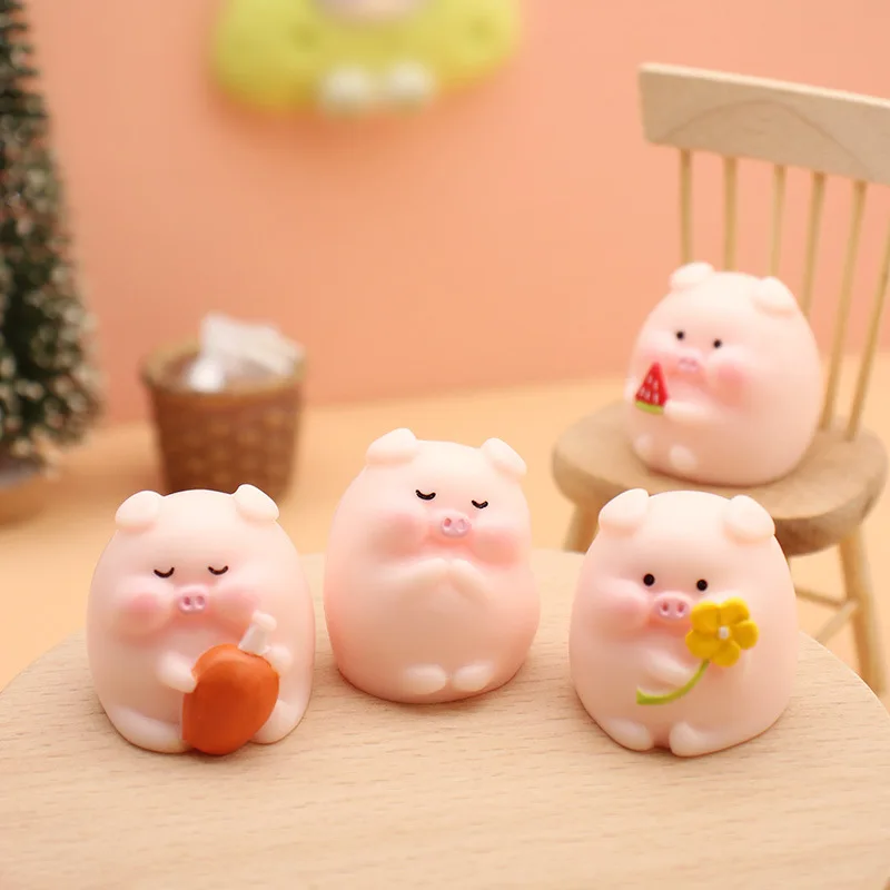 Auto Supplies Life Home Furnishings Doll Center Console Cartoon Mini Cute Cute Piggy Ornament