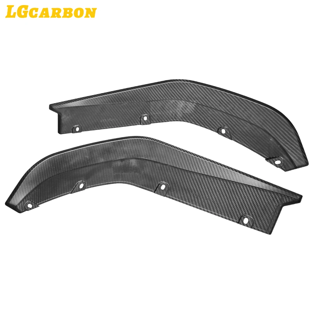 LGcarbon For BMW G80 M3 2021-2024 Dry Carbon Fiber Car Accessories Rear Bumper Corner Splitter Canards