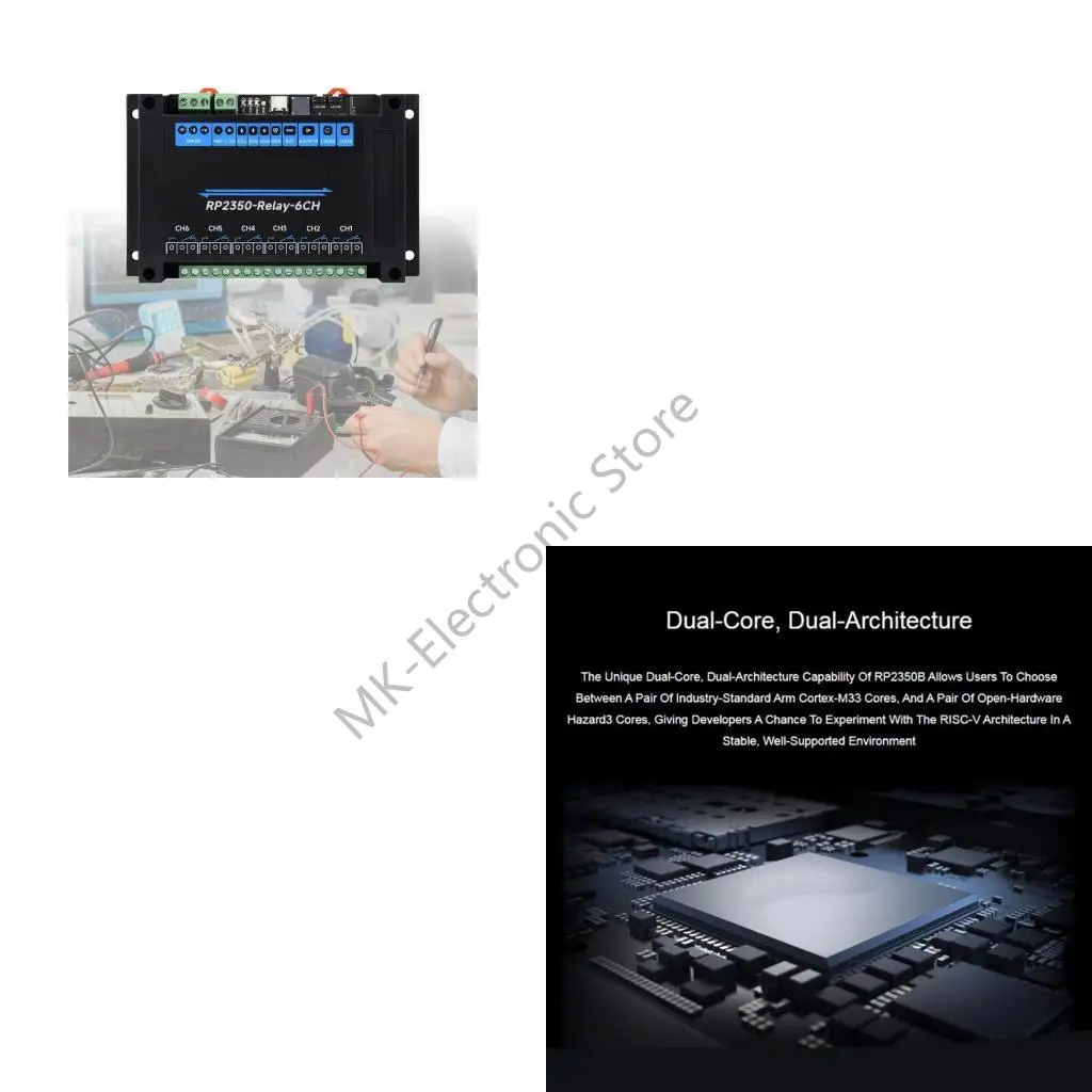 

R2LF 6 Channel Relays Module Type C Port Professional Industrial Relays Module