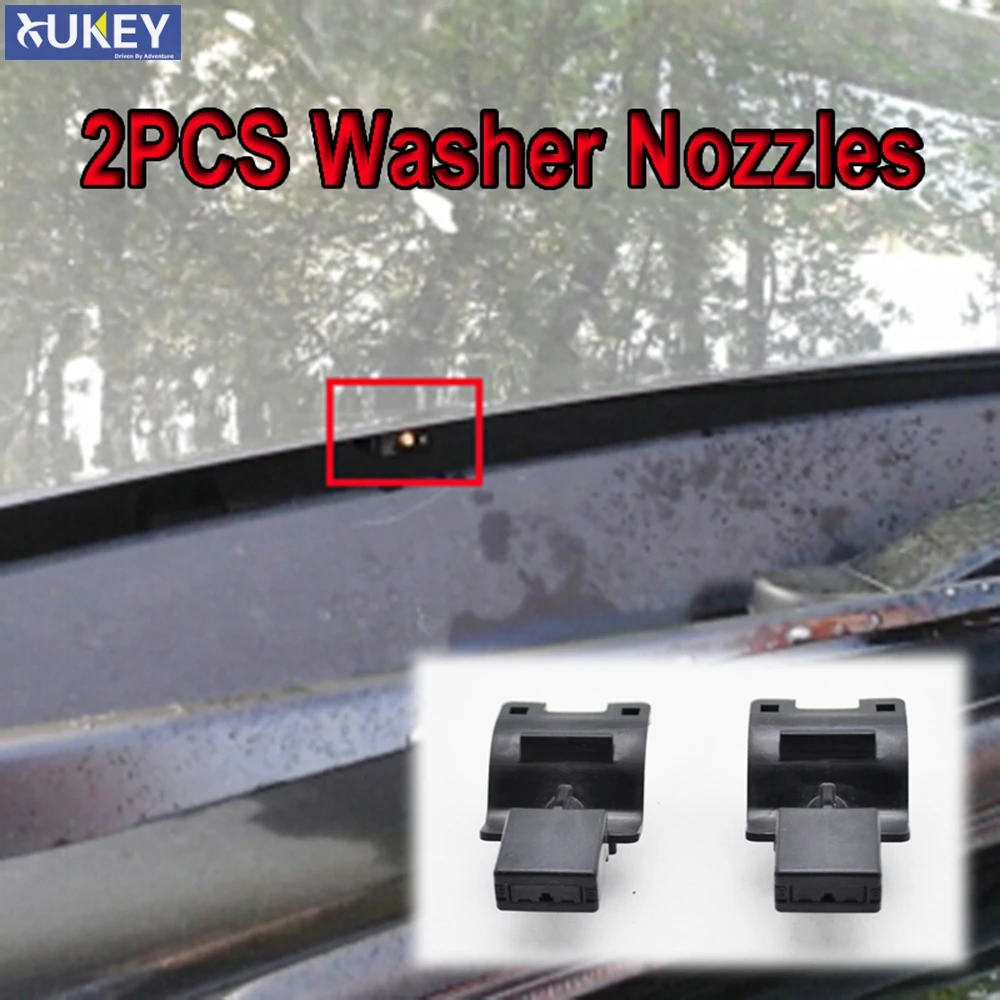 Xukey Front Windshield Wiper Water Washer Jet Nozzle For Toyota 4Runner Corolla Altis Camry Avensis RAV4 Auris Matrix Highlander