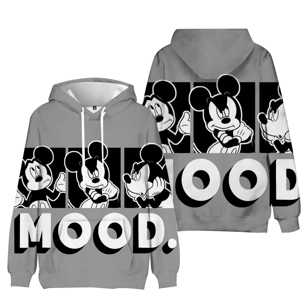 Disney Women Hoodies and Sweatshirts Mickey Mouse Fall Spring Sweatshirts Fall Spring Harajuku Long Sleeve Hoodie Clothes