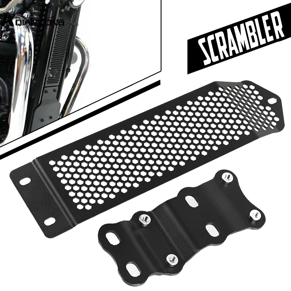 

Защита радиатора масляного охладителя для мотоциклов Bonneville T100, Scrambler 900, Thruxton 900, Bonneville T100SE, Scrambler 900 2006-2016