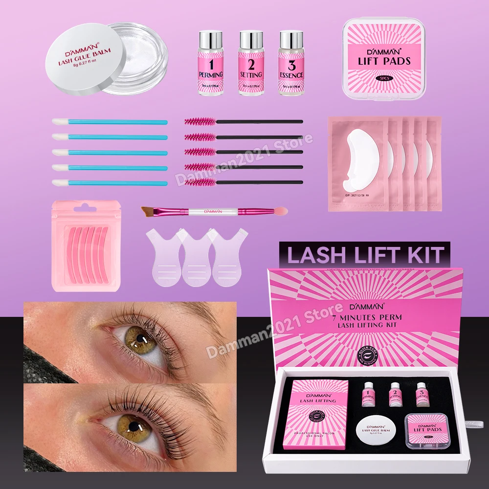 Damman Professionele Lash Lifting Kit Wimperkrullen Lifting Set Langdurige Lash Lift Perm Kit Makeup Tools voor salongebruik
