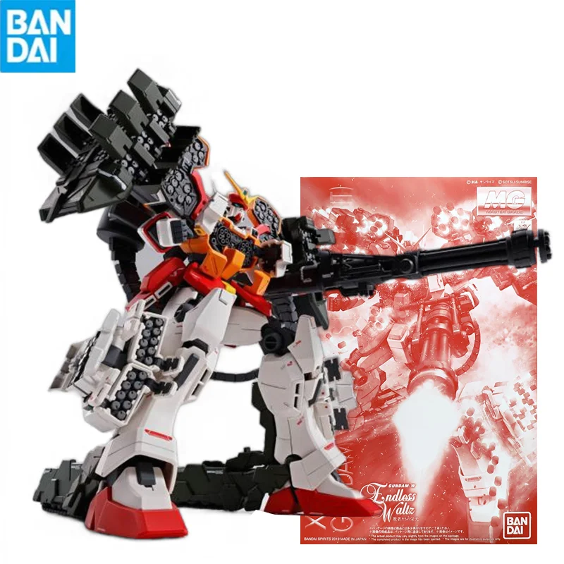 

Bandai Gunpla MG 1/100 XXXG-01H Gundam Heavyarms EW (Igel Unit) Assembly Model Collectible Anime robot kits Models Kids Gift