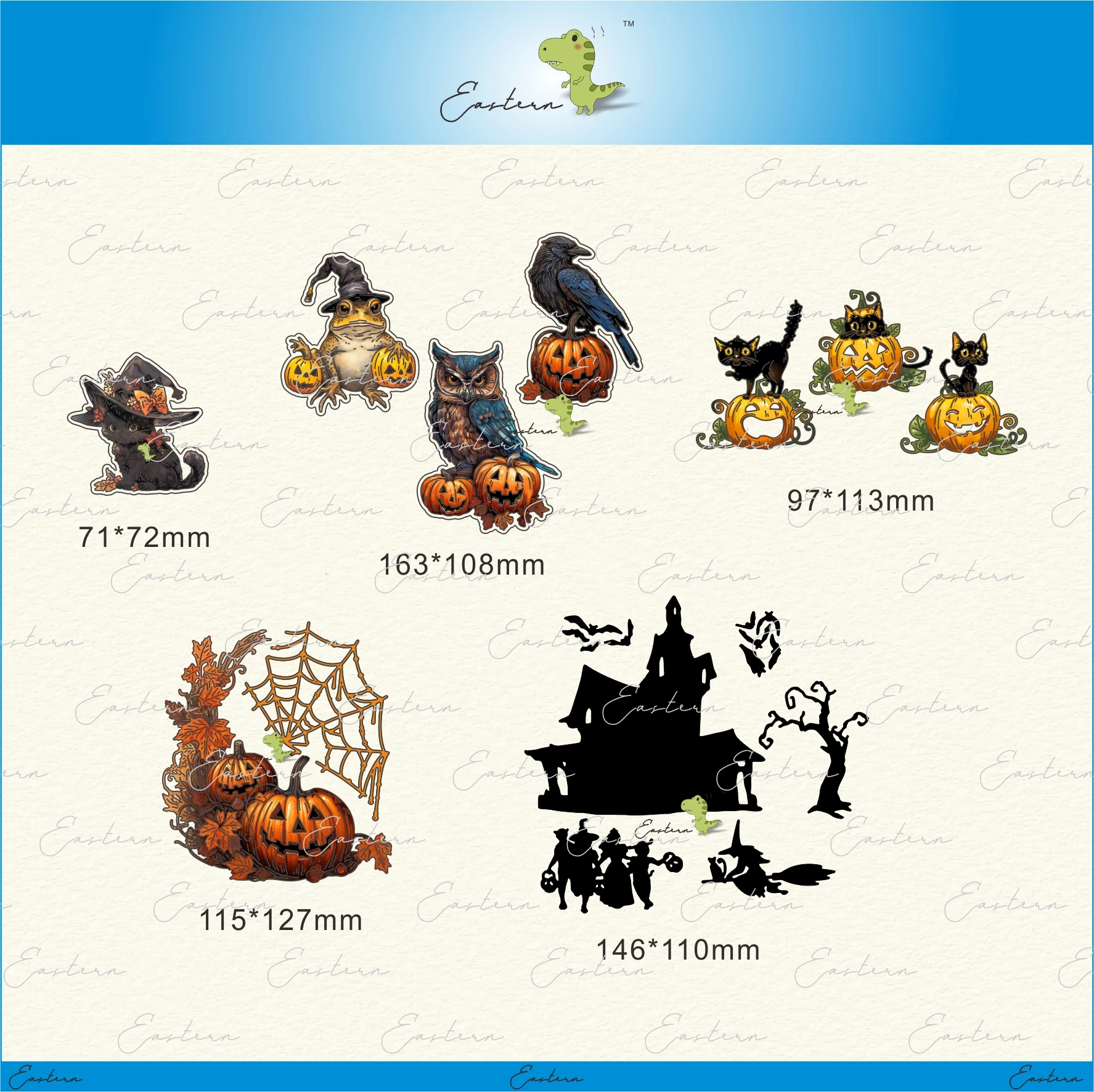 

Hallows Eve Collection metal cutting dies 2023 new diy molds Scrapbooking Paper Making die cuts crafts Printed Sheet