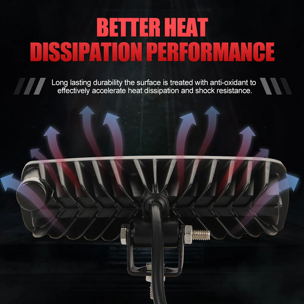 

6 Inch LED Light Bar Rugged Waterproof Car Driving Light High Power Outdoor Spot Fog Searchlight for Offroad Suv Truck