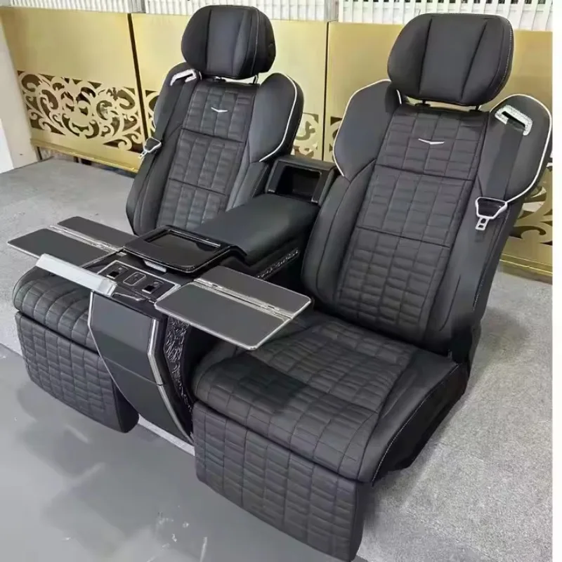 Acessórios para Carros, Conversão de Interior de Van, Assentos Personalizados de Luxo com Mesa para Escalade, Assentos Personalizados para Passageiros