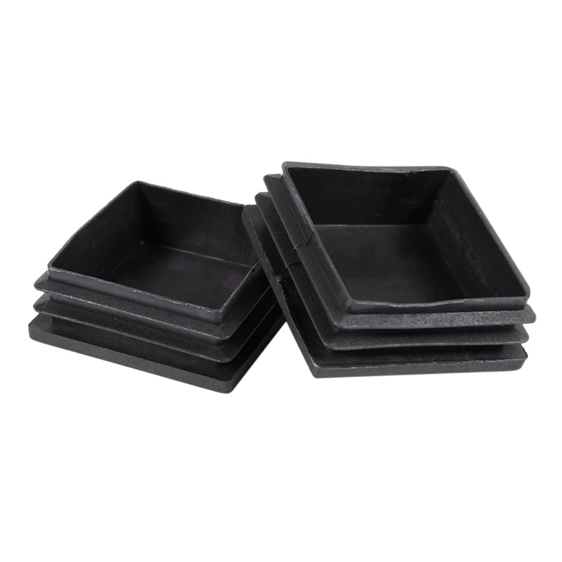 As tomadas cegas plásticas da extremidade quadrada, tubulação introduzem, tampão, 50mm x 50mm, 48 PCes
